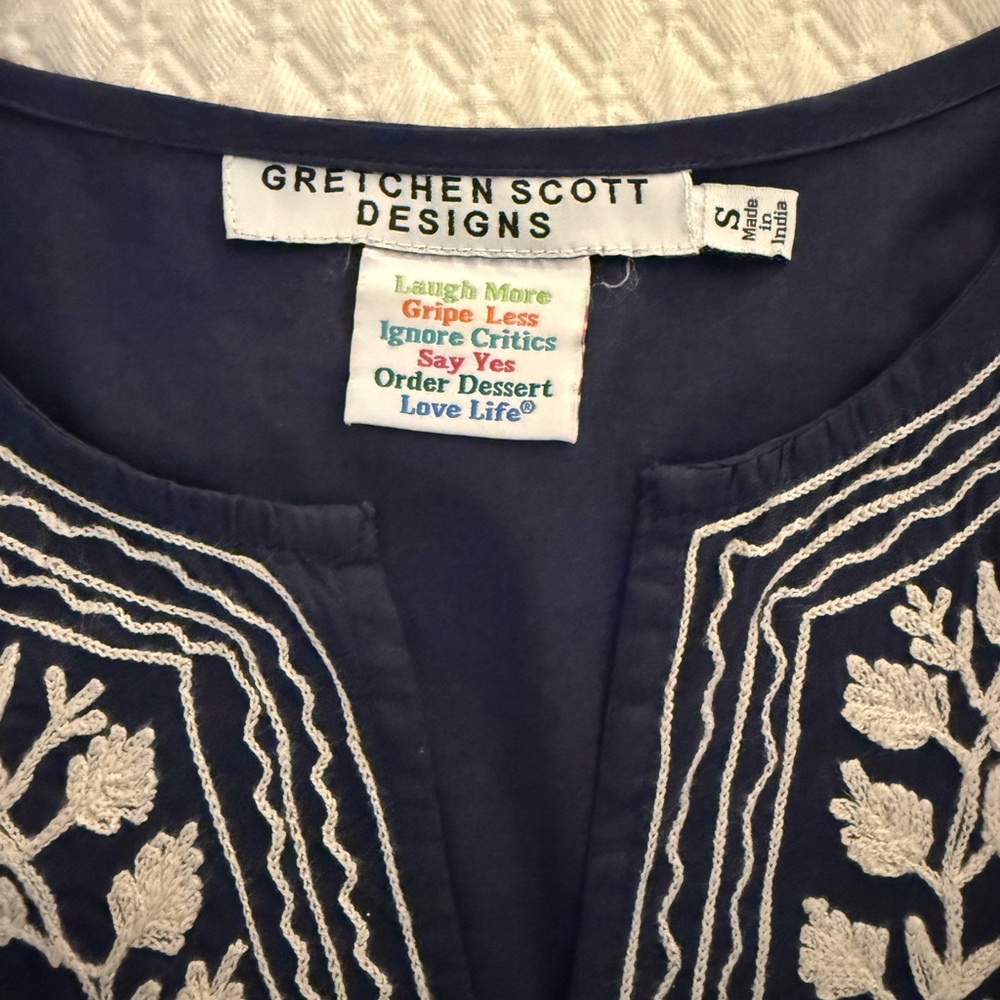 GRETCHEN SCOTT EMBROIDERED TUNIC - Picture 5 of 5
